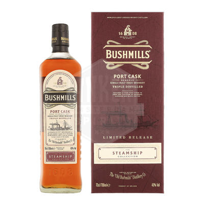 Bushmills Steamship Port Cask + GB