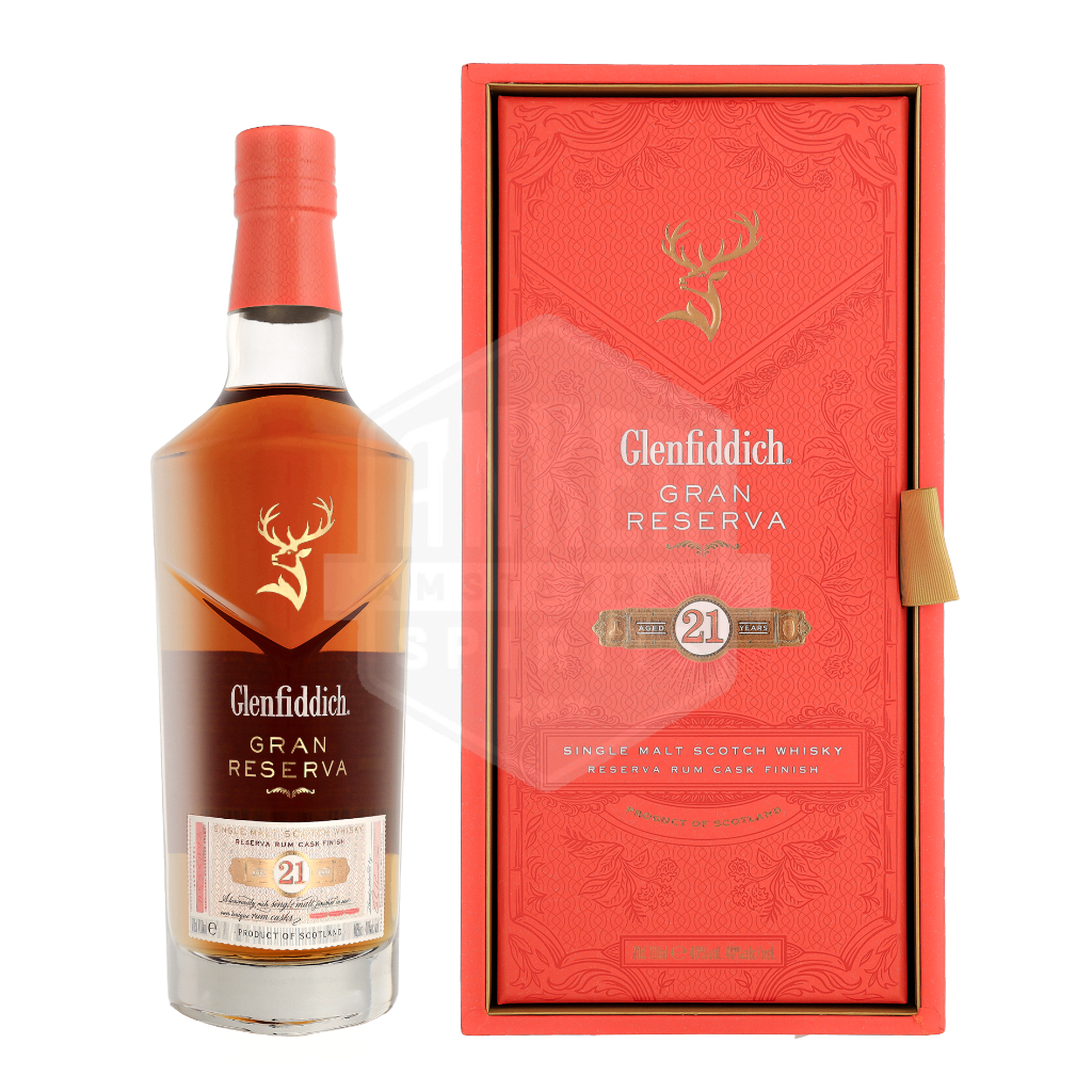 Buy Glenfiddich 21 Years Reserva Rum Cask Finish + GB online | Anker ...